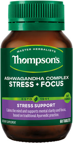 Thompson's Ashwagandha Complex Stress + Focus Tablets 60