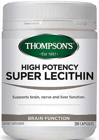 Thompson's High Potency Super Lecithin Capsules 200