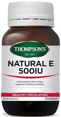 Thompson's Natural Vitamin E 500iu Complex Capsules 100