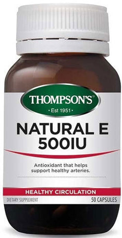 Thompson's Natural Vitamin E 500iu Complex Capsules 30