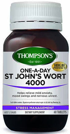 Thompson's St John's Wort One-A-Day 4000mg Tablets 60