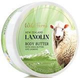 Wild Ferns Lanolin Body Butter with Shea Butter and Jasmine 175g