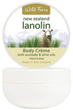 Wild Ferns Lanolin Body Creme with Avocado and Olive Oils 195ml