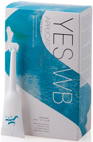 YES WB Water Based Personal Lubricant Pre-Filled Applicators 6 Pack