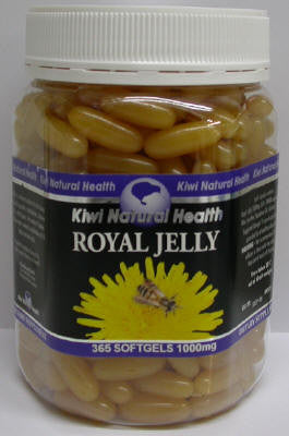 Kiwi Natural Health Royal Jelly 1000mg Capsules 365